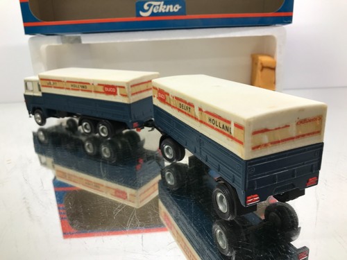 NACORAL SCANIA 140 V8 TRUCK+TRAILER DIJCO HOLLAND WERBE PROMO -1:50- FAIR IN BOX - Picture 8 of 12