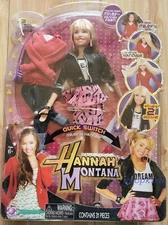 Disney Hannah Montana Quick Switch Barbie Doll - New Sealed