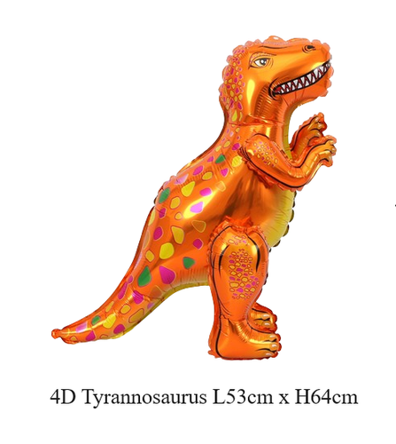Jungle Dinosaur Balloon Foil 3D &4D Dino Balloons Birthday Decoration Supplies - Picture 25 of 37