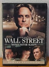 Wall Street: Money Never Sleeps DVD Michael Douglas Shia LaBeouf • Rental Exclus