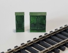 Railway Relay / Telecoms Cabinets Model Scenery Sets Pack of Six