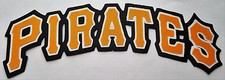 HUGE PITTSBURGH PIRATES IRON-ON PATCH - 3.25" x 9.75"