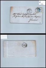 Storia postale Regno VEII da Sarzana a Genova sassone 12