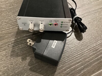 2 ADT PULSE VIDEO ENCODER NV412A-ADT and one power cord