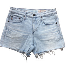 AG Adriano Goldschmied Womens Denim Shorts The Hailey Cut Off Light Wash 24R