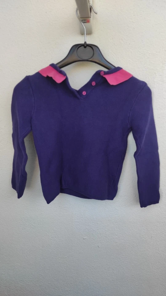 Pull Sergent Major 4 ans violet - Photo 2/2