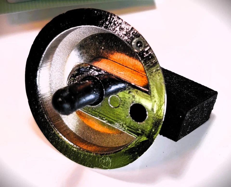 Boden Türstopper Türhalter Zinkguss stabil silber Gummistopp Puffer Door Stop - Bild 2 von 4