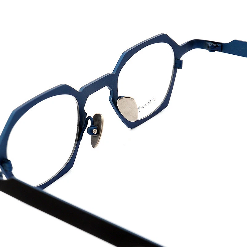 Octagon Eyeglasses Frames Men Classic Vintage Pure Titanium Glasses Women - Image 4 of 4