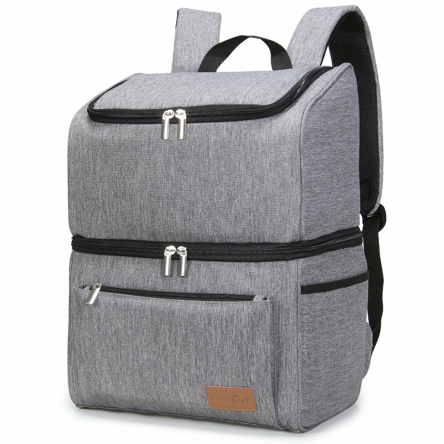 Zaino Termico Lifewit 21L Borsa Frigo Impermeabile per Picnic e Ufficio