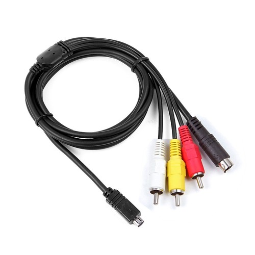AV A/V TV Video Cable Cord Lead For Sony Camcorder Handycam HDR-CX700 DCR-HC40/e - Picture 2 of 5
