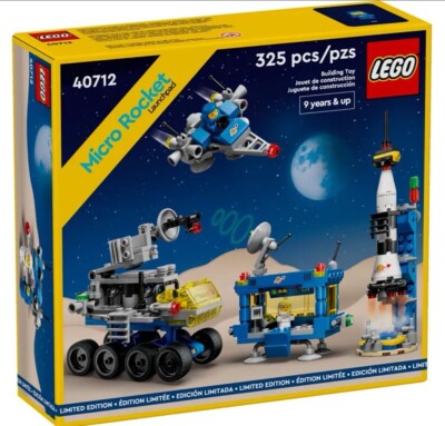 LEGO 40712 ''Micro Rocket Launchpad'' Neu in OVP versiegelt Retro Release 70er & 80er UVP 69£
