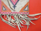 NATIVE AMERICAN SHOULDER POUCH HAND MADE PAINTED  MEDICINE MAN FRINGE BAG RARE — photo 5