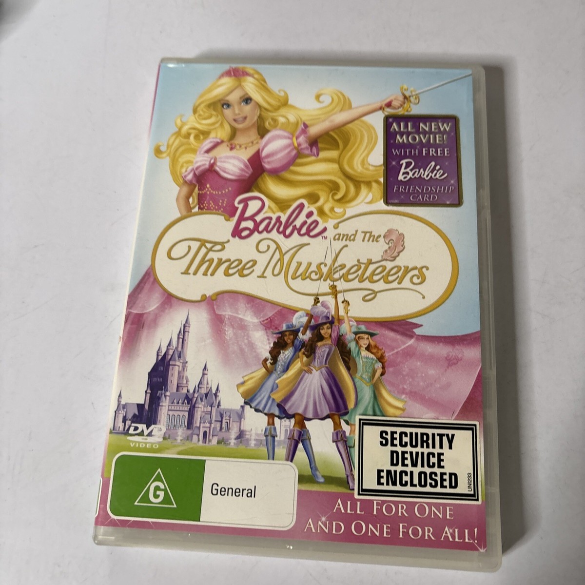 Barbie and the Three Musketeers (DVD, 2009) Region UK