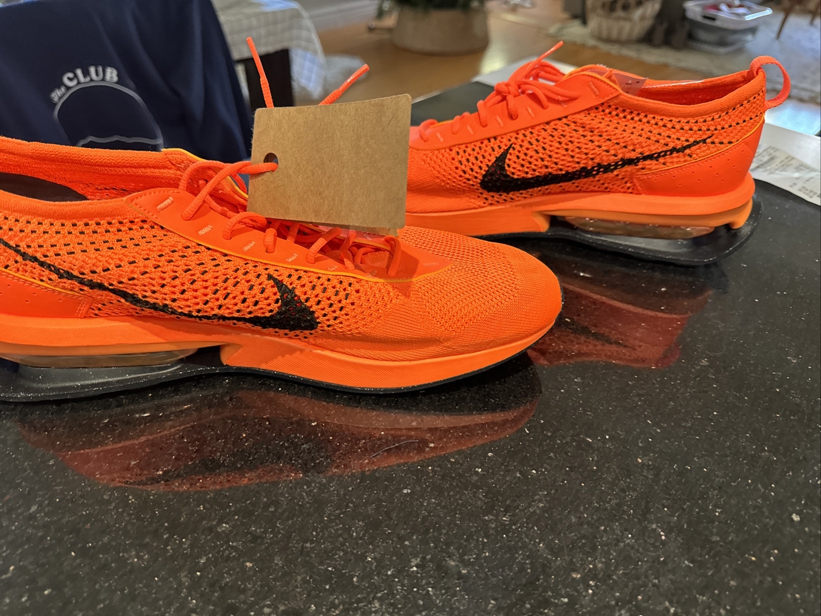 Size 14 Men’s Nike Air Max Flyknit Racer Next Nature Low Total Orange Black eBay