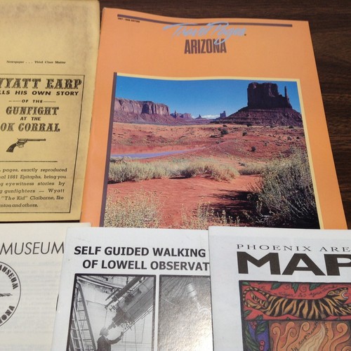 LOT of 28pc VINTAGE ARIZONA POSTCARDS NO WRITING + Ephemera Brochures Pamphlets - Picture 19 of 24