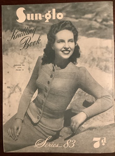 Libro de punto vintage Sun-glo número 83 patrones para mujer - Imagen 6 de 6