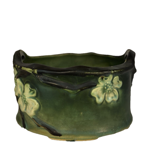 ROSEVILLE POTTERY DOGWOOD II DOUBLE HANDLED BOWL.....MINT! - Picture 3 of 5