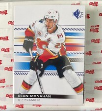 2019-20 sp authentic hockey blue foil sean monahan #7