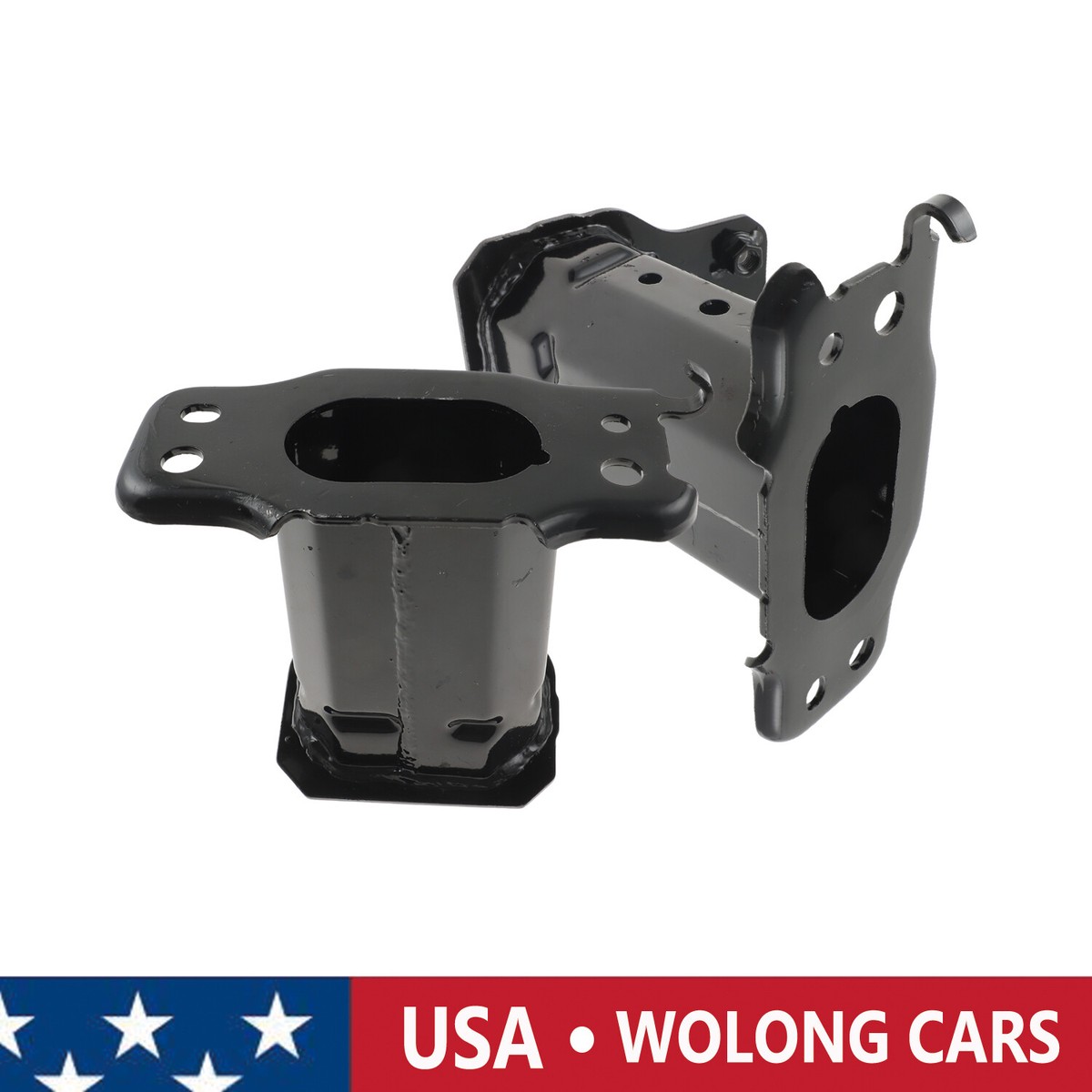2、3t20cm突き出しフロントバンパー Front Bumper Impact Bar Beam Left & Right Bracket for 2015-2017