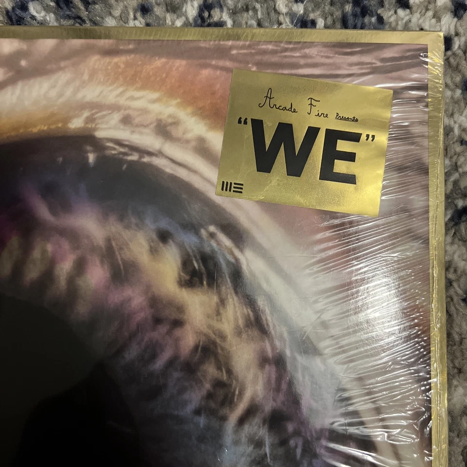 ARCADE FIRE "WE" 2 LP Black Vinyl Gatefold Gold Foil Sleeve Edition New Sealed - Image 2 of 4