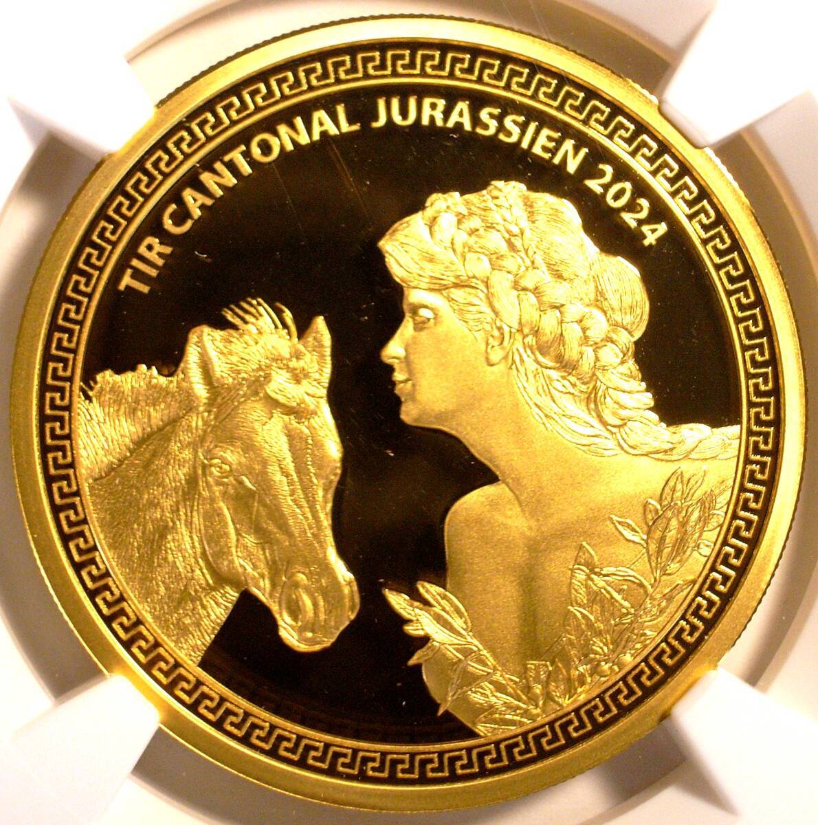 2024 Swiss Shooting Festival Jura 500 Franc Proof Gold Coin 2024 Swiss Shooting Festival Jura 500 Franc Proof Gold Coin