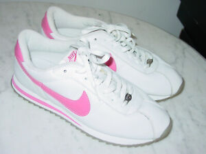 nike cortez rosa Details about 2002 Womens Nike Cortez Leather White/Pink Casual Shoes! Size 11