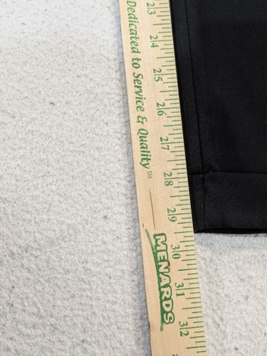 IZOD Golf Pants Black 34x30 Loose Fit Cuffed Dress Office Polyester Pleated - Picture 9 of 12