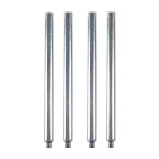 AmGood Galvanized Steel Legs for Work Tables (24" Legs, 4 Pack)