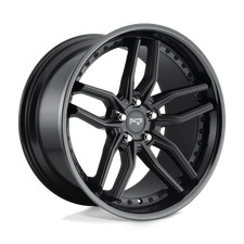 19x9.5 Niche M194 Methos Gloss Black Matte Black Wheel 5x112 48mm