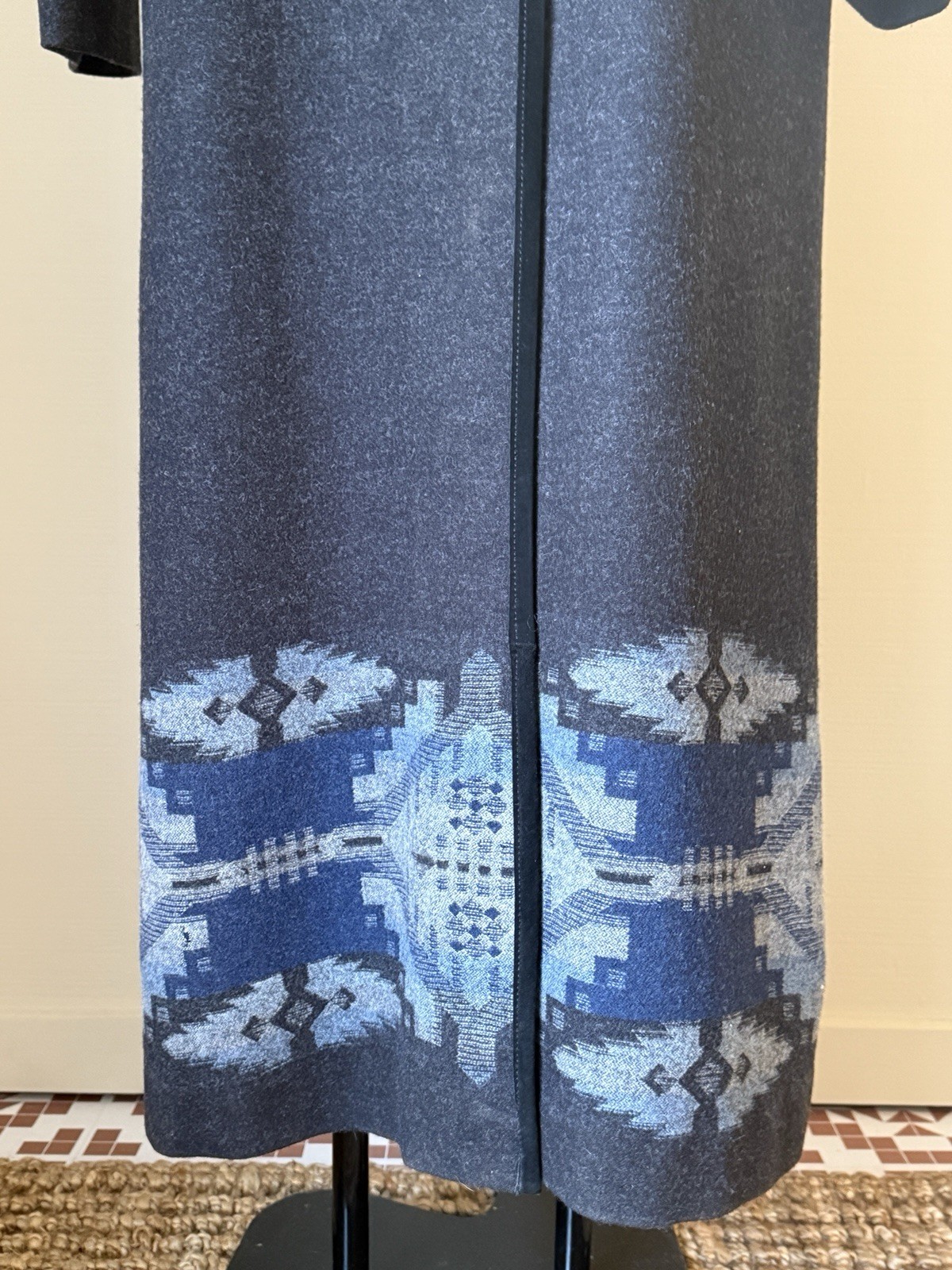 Vintage Pendleton 100% Wool Navajo Blanket Duster… - image 6