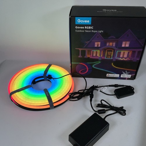 Govee RGBIC Outdoor Neon Rope Lights With 64 Scene Modes H61A8-Waterproof 32.8ft - Picture 4 of 4