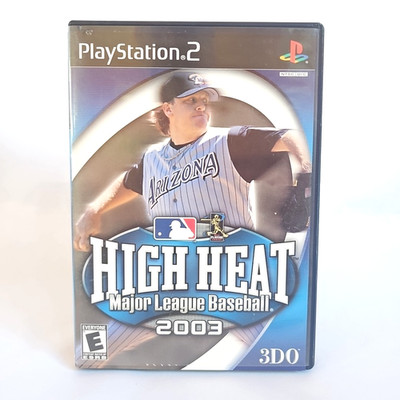 High Heat Major League Baseball 2003 (Sony PlayStation 2, 2002) CIB w/ manual