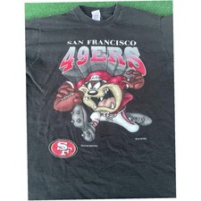 San Francisco 49ers Looney Tunes Taz T-Shirt QT4699