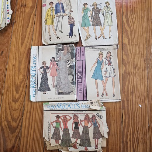 Lot of 50+ Vintage 1970’s Women's Sewing Patterns Assorted Sizes & Brands - Picture 4 of 24