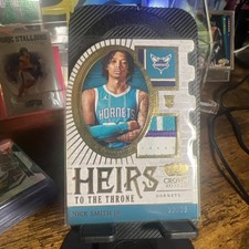 2023-24 Panini Crown Royale - Heirs to the Throne Nick Smith Jr. (MEM, RC) /25