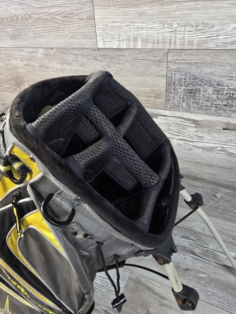 NIKE GOLFサスクワッチスタンドタイプ・バッグ Nike Sasquatch Stand Golf Bag Gray Black Yellow 8-Way Dual