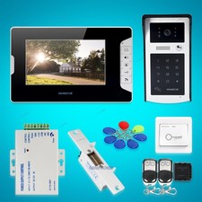 7inch Video Door Entry Security Intercom with IR Night Vision for Home Security