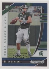 2020 Panini Prizm Draft Picks Rookies Blue Brian Lewerke #142 0sf1