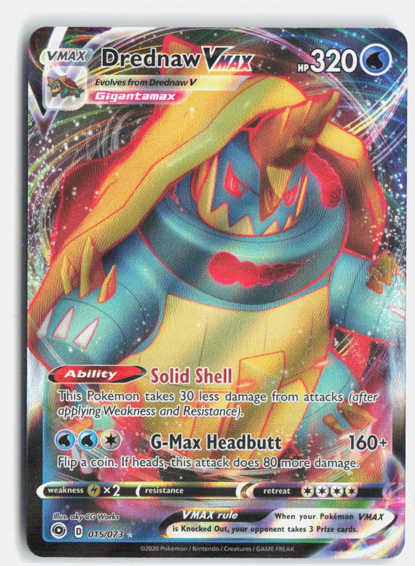 Drednaw VMAX Holo Champion's Path 15/73 NM