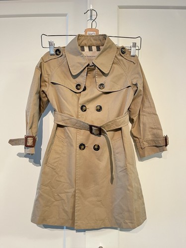 Burberry Kid 4Y Classic Trench Coat Timeless Design