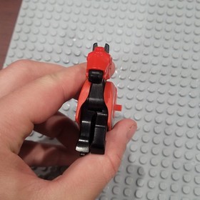 Lego Horse Armored Red Barding From Set 70402 Gatehouse Raid Black Dragon Heads