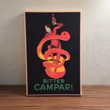 ARTCANVAS Bitter Campari 1921 Canvas Art Print by Leonetto Cappiello, 12” X 8”