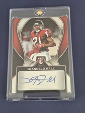 2024 Panini - Totally Certified Signatures DeAngelo Hall #SIG-DHL (AU)