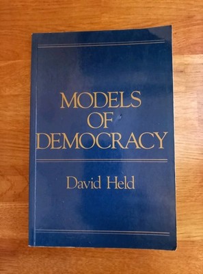 BOOK - Models Of Democracy David Held Paperback Non-Fiction 