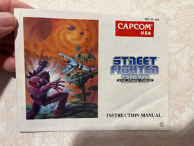 Nintendo NES Street Fighter 2010 NICE WORKS w instructions Box Styrofoam Inserts