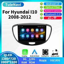 For Hyundai Grand I10 2008-2012 Stereo Android Car Radio Carplay Multimedia GPS