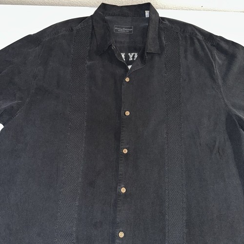 Tommy Bahama Ace Of Spades Las Vegas Embroidered Silk Shirt Short Sleeve Sz 3XL - Picture 4 of 18