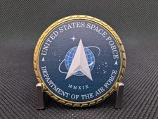 United States Space Force Challenge Coin In Case