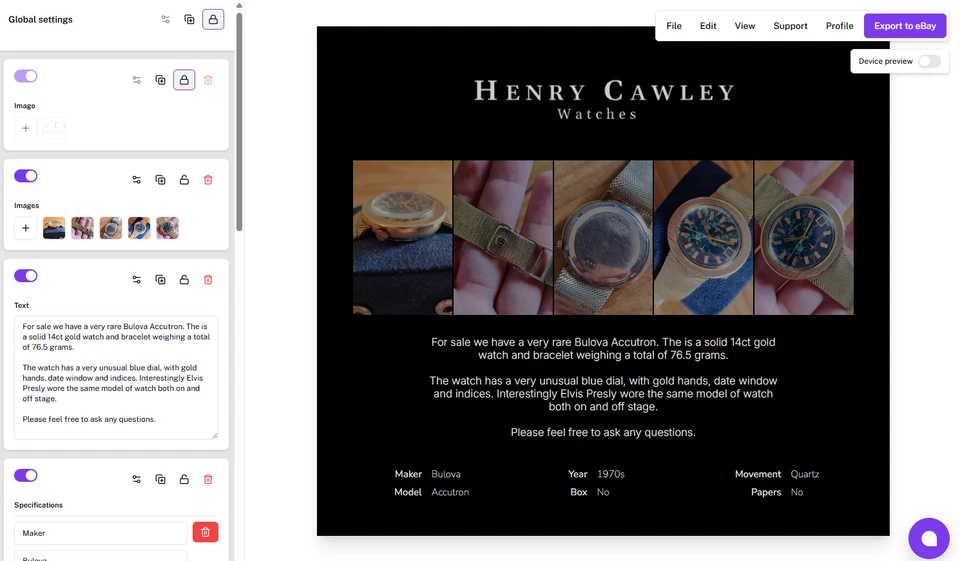 Professional Custom eBay Listing Template Design | Mobile Friendly [Boost Sales] - Image 2 of 2