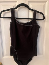 Danskin Ladies Black Leotard No shelf lining Ladies L